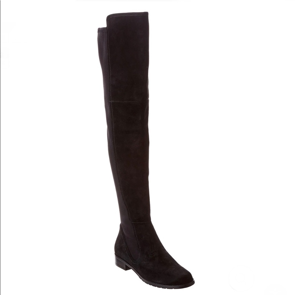{Stuart Weitzman} Langdon Stretch Suede Boots 6.5m